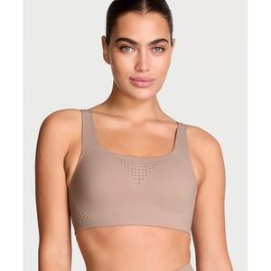 VSX Sport Bra Pink Mauve taupe featherweight max Strappy Adjustable Support